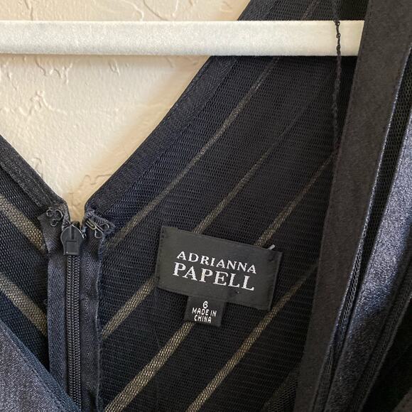 Adrianna Papell black cocktail dress - Picture 2 of 10